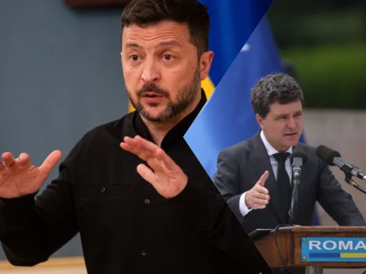 Volodimir Zelenski l-a invitat pe Nicușor Dan să vină în Ucraina, la o întâlnire oficială