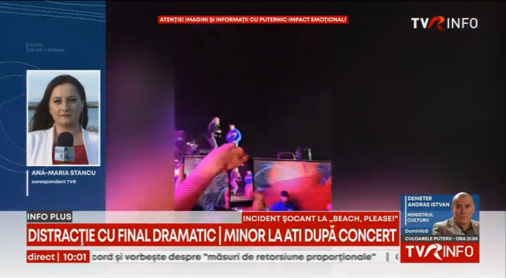 Moment șocant la festivalul Beach, Please! Adolescent rănit după ce a fost pus de un rapper să sară de pe scenă