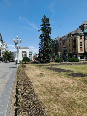 Imagini ireale, cu centrul Timișoarei în paragină! Alerta roșie de praf și mizerie a cuprins tot orașul