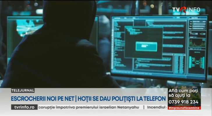Escrocherii noi pe internet | Hoții se dau polițiști la telefon. Pagubele se ridică la zeci de mii de euro
