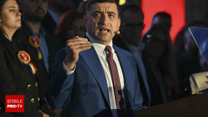 George Simion, prima reacție după închiderea urnelor: „Sunt noul președinte al României”