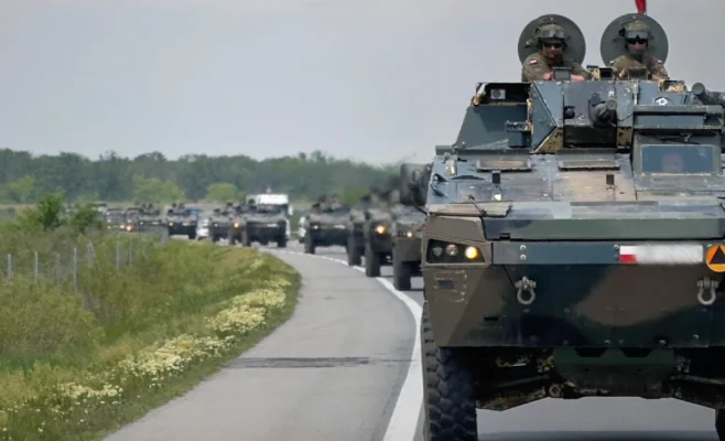 Deplasări de tehnică şi trupe pentru exerciții militare. Militarii vor traversa 15 județe pentru a participa la „WIND SPRING 25”