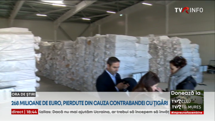 Bugetul de stat are pierderi de 268 de milioane de euro, din cauza contrabandei cu țigări