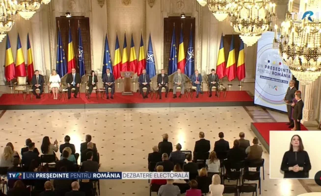 A doua DEZBATERE prezidențială: Simion, absent/Lasconi: Aș reforma CCR/Antonescu: Nu am locuit niciodată la Monaco/Antonescu îl acuză pe Dan că minte
