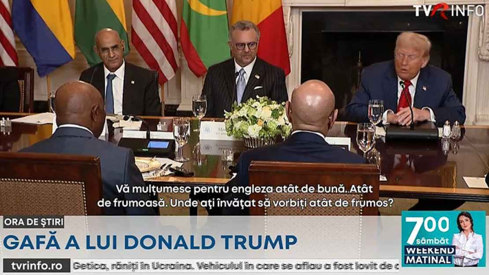 O nouă gafă a lui Trump, taxată imediat de presă americană