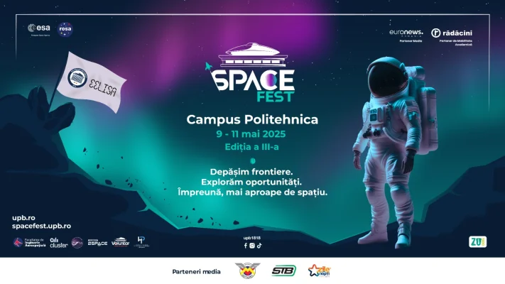 Aventură în spațiu la Politehnica București. SpaceFEST 2025, în perioada 9-11 mai