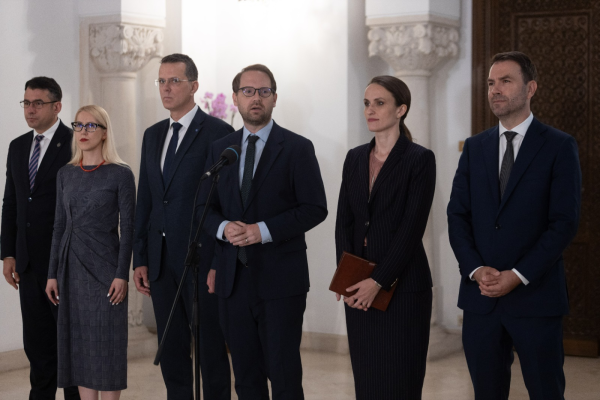 „Există o diferență de ton” între cele patru partide, admite Dominic Fritz după consultările de la Cotroceni: „Noi îl susținem pe Ilie Bolojan”