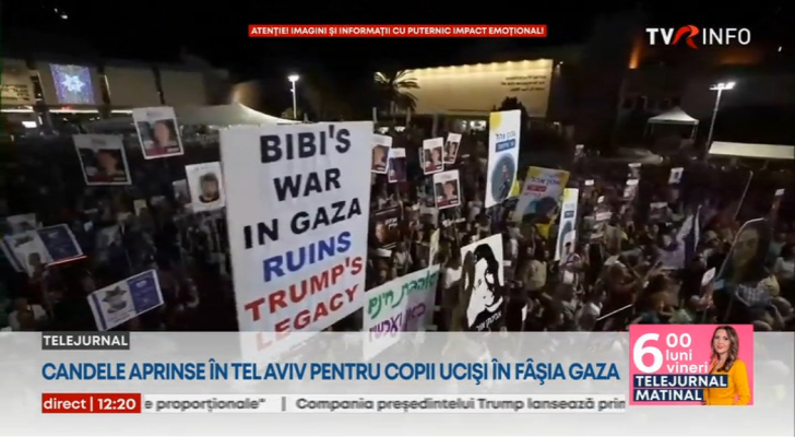 Israel: Mii de oameni au manifestat pentru a cere guvernului să asigure eliberarea ostaticilor rămaşi în Gaza