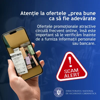 O tentativă de fraudă online invită utilizatorii să comande o aşa-zisă „cutie misterioasă” cu produse cosmetice premium