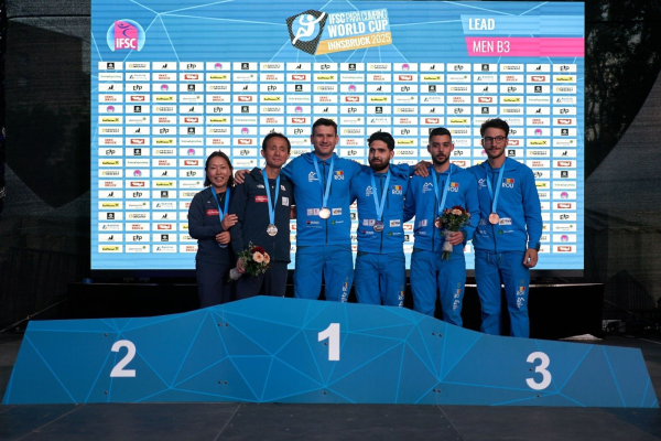 România obține trei medalii la Cupa Mondială de Paraclimbing din Innsbruck