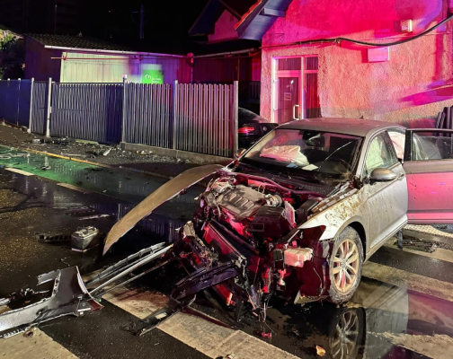 FOTO. Accident cu 5 răniți în Cluj-Napoca. Au fost duși la spital
