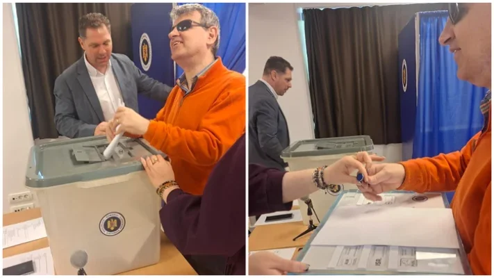 Simulare a votului pentru persoanele cu deficiențe de vedere. AEP și Asociația Nevăzătorilor din România au organizat un exercițiu