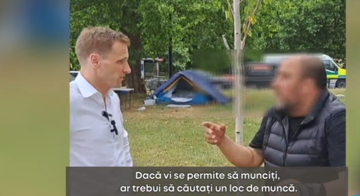 Cetăţeni români, cerşetorie organizată la Londra