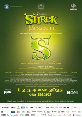 De pe Broadway la București: Shrek Musicalul revine pe scena ONB de Ziua Copilului. Horia Brenciu, în rolul capcăunului simpatic