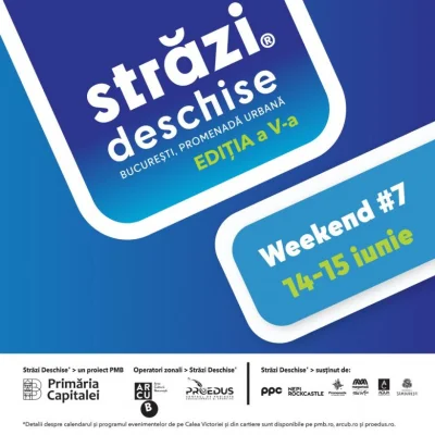 Artă și joacă pentru comunitate pe Calea Victoriei, în Cotroceni și în sectorul 3, în acest weekend, la „Străzi Deschise – București”