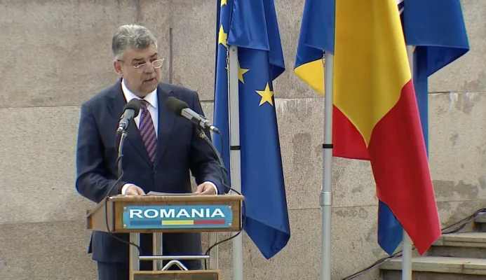 Marcel Ciolacu spune că „România nu va trimite niciun militar în Ucraina” și că își menține angajamentul de a aloca „peste 2% din PIB pentru apărare”