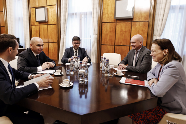 Ilie Bolojan, întâlnire cu ambasadoarea Germaniei în România. Ce au discutat cei doi