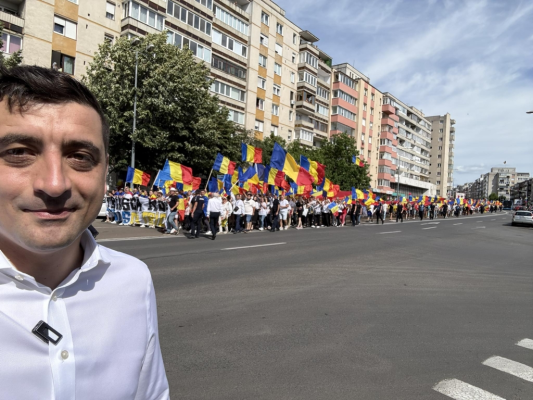 George Simion agită spiritele la Ziua Tricolorului: "Nu vom putea avea niciodată pace". Ce spune despre Călin Georgescu