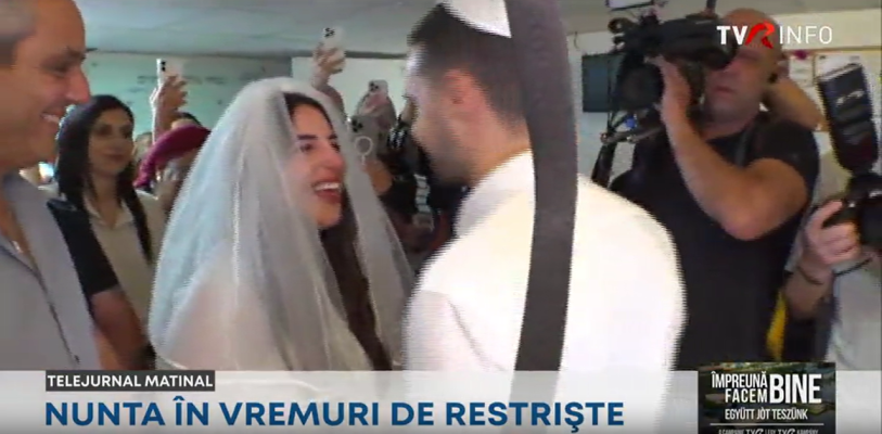 Nuntă în subteran. Doi tineri din Israel s-au căsătorit într-un adăpost anti-rachetă