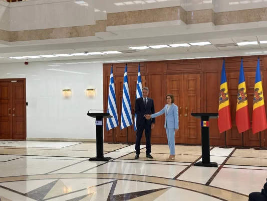 Kyriakos Mitsotakis: Grecia va continua să sprijine cu fermitate parcursul european al Republicii Moldova