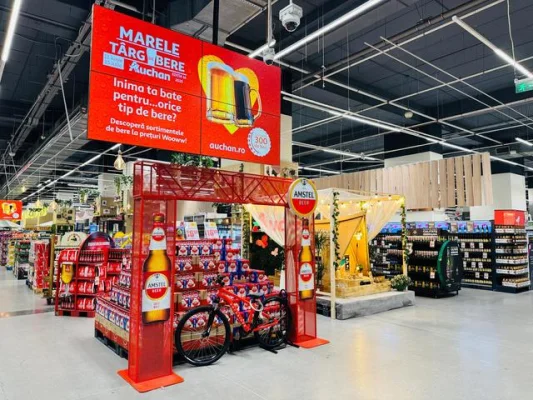 Auchan te invită la o călătorie în lumea berii – Peste 300 de sortimente din 25 de ţări la Târgul de Bere 2025
