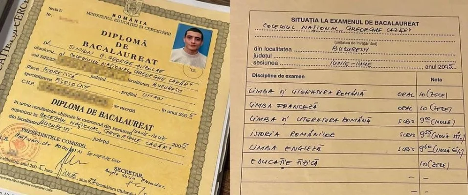 VIDEO Simion se laudă cu diploma sa de Bacalaureat, cu „10” la Limba Franceză. Prestația sa din emisiunea de la CNews: „Ce n’est pas… che..ă.î.hm..niște judecători nu pot decide procesul electoral”, „Nous voulons…îîî, ăă, îhm..o încetare a focului”