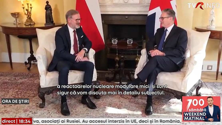 Cehia și Marea Britanie au semnat un memorandum pentru dezvoltarea de reactoare modulare mici