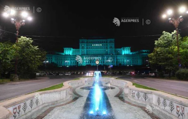 Palatul Parlamentului va fi iluminat în turcoaz luni pentru conștientizarea bolii Batten