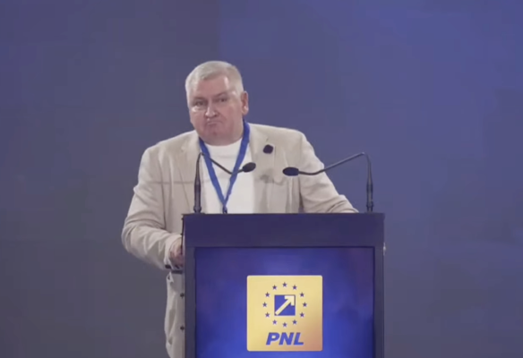 ”Casa cu două etaje” a lui Florin Roman, explicată la Congresul PNL: La parter stau amărâții