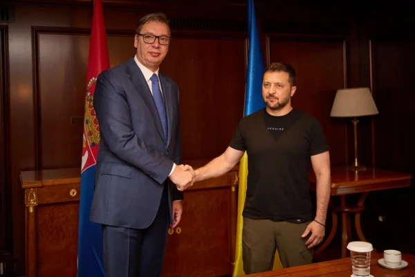 Președintele Serbiei, Aleksandar Vucic, face prima sa vizită în Ucraina
