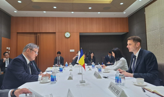 Președintele Senatului, Mircea Abrudean, discuții cu reprezentanții companiei japoneze NTT Data, care vor să-și tripleze prezența în România / Mitsubishi și Hitachi vor să participe la proiectele de infrastructură de transport