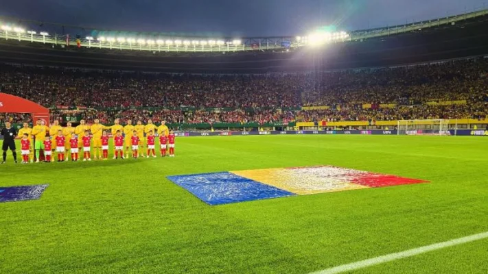 Meciul cu Cipru din calificările Mondialului de fotbal, a 40-a partidă a României pe Arena Națională