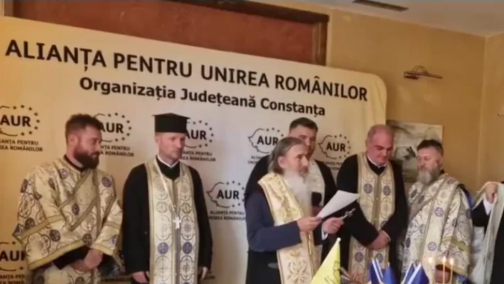 ÎPS Teodosie, slujbă în sediul partidului AUR. Arhiepiscopul Tomisului: Să ne întâlnim când va fi un rezultat bun și sănătos. Ce spune BOR