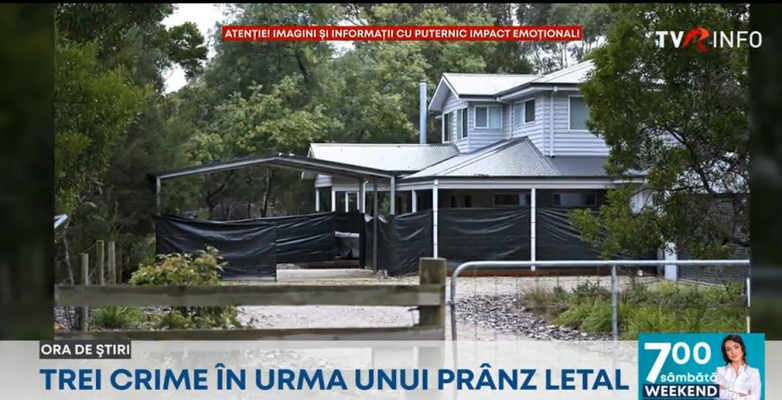 Trei crime comise în urma unui prânz letal, în Australia. Le-a servit rudelor ciuperci otravitoare