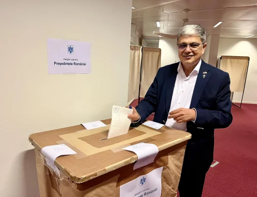 Marcel Boloș a votat la Bruxelles: „Din inima Europei, pentru calea europeană a României”