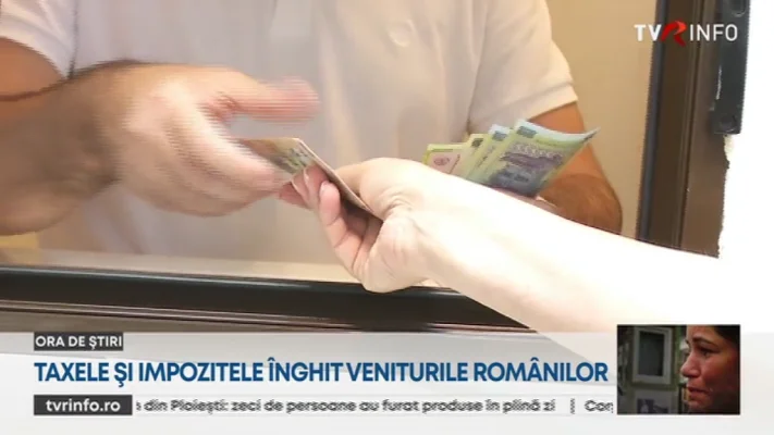 Taxele și impozitele înghit veniturile românilor.  Aproape jumătate din buget se duce pe mâncare şi facturi, iar o treime pe taxe şi impozite