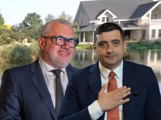 George Simion, petrecere în vila lui Sorin Constantinescu, regele păcănelelor. Distracție pe manele