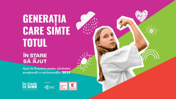 Apel În Stare să Ajut: Finanţare în valoare de 2 milioane de lei pentru proiecte care sprijină sănătatea emoţională a adolescenţilor din România