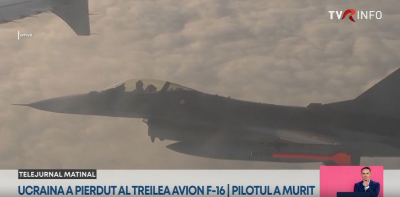 Ucraina: Pilotul de F-16 a îndepărtat avionul de o așezare umană, dar nu a avut timp să se catapulteze