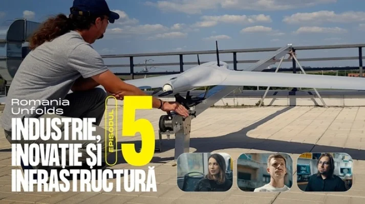 „Romania Unfolds” lansează episodul 5, despre inovaţia şi infrastructura durabilă, în contextul ODD 9