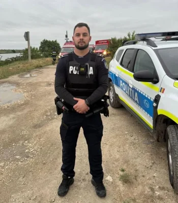 Un polițist s-a aruncat în canalul Dunăre – Marea Neagră pentru a salva un copil