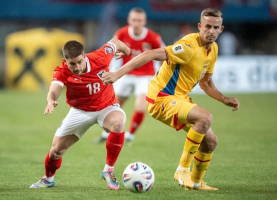 România a pierdut cu Austria, în al treilea meci din preliminariile Cupei Mondiale 2026