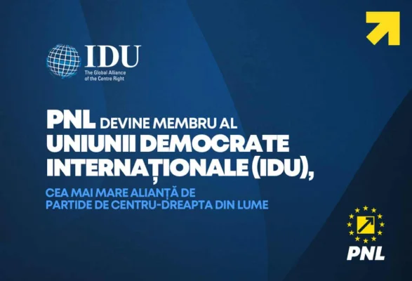 PNL a aderat la cea mai mare alianţă de centru-dreapta din lume, Uniunea Democrată Internaţională