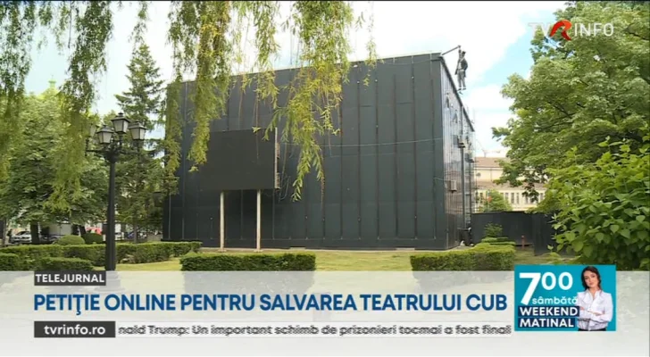Petiție online inițiată de reprezentanții Teatrului Național din Iași împotriva deciziei Primăriei de a reloca Teatrul Cub