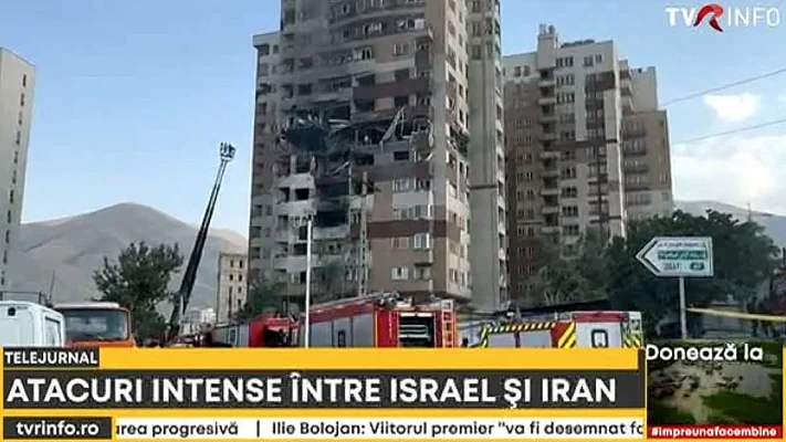 Val de atacuri reciproce între Israel și Iran. Noapte de coșmar pentru locuitorii ambelor capitale
