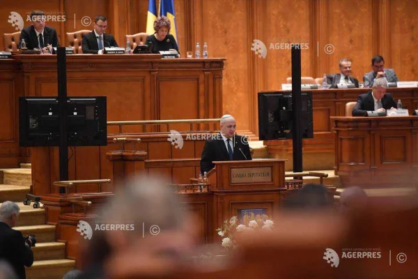VIDEO Parlament - ședință solemnă/ Silviu Vexler: Între România și Israel există o legătură indestructibilă și una de sânge