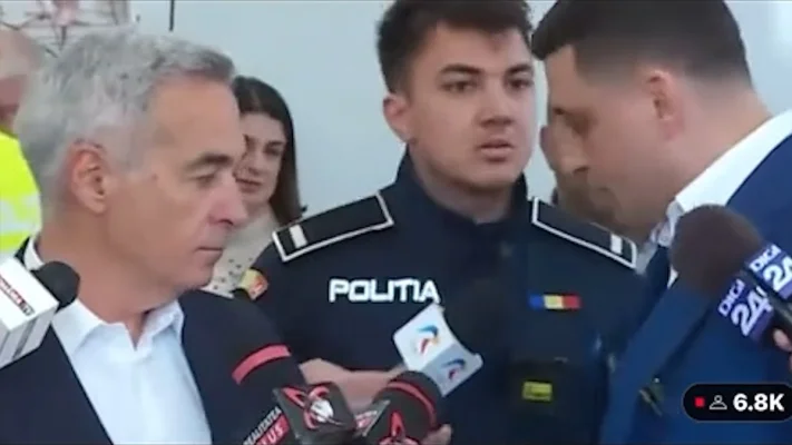 Momentul în care Călin Georgescu și George Simion sunt scoși din secția de vot de polițiști/ „Nu e foarte frumos ce-ați făcut!”