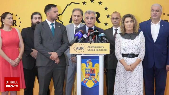 AUR strânge semnături pentru o moțiune de cenzură împotriva Guvernului Bolojan