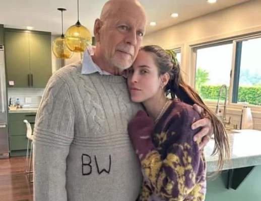 Bruce Willis, afectat de demență, dar radiant alături de nepoata lui: „I se luminează fața” când o vede
