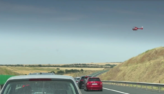Plan roșu de intervenție pe Autostrada Soarelui, după un accident cu 6 autoturisme. 16 persoane, evaluate medical